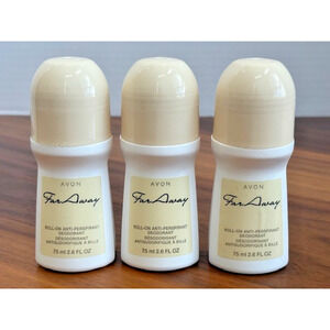 Avon Roll-On Antiperspirant Deodorant, Far Away 2.6 fl.oz. (3 PACK)